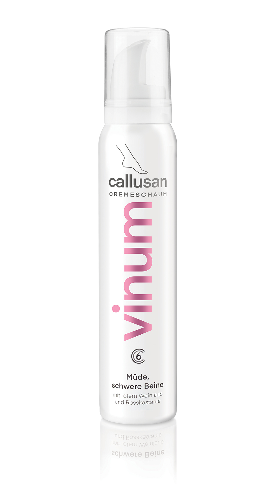 CALLUSAN VINUM - krémová pěna pro těžké unavené nohy 125ml